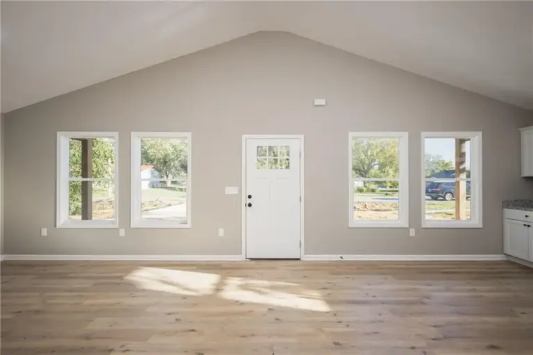 Living area facing front door at 305 E Pacific St, Holden, Missouri - DRAT House 2